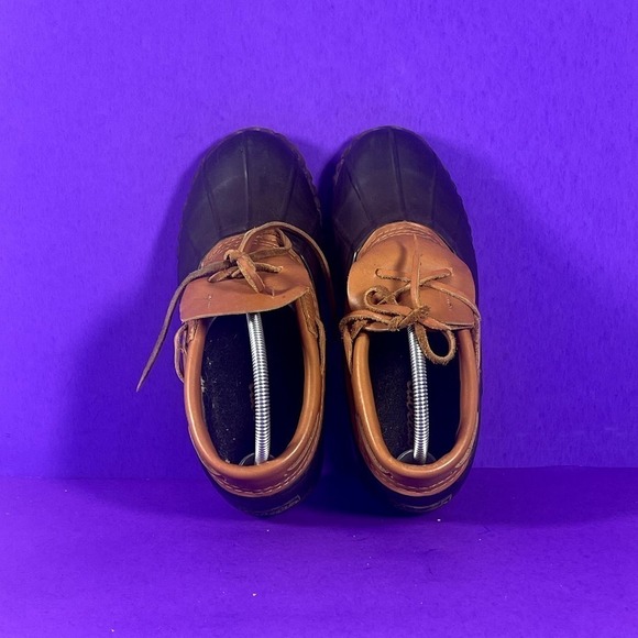 Cabelas Men's Brown Steel Shank Low Duck Boots‎ Shoe Size 8 - Picture 5 of 9